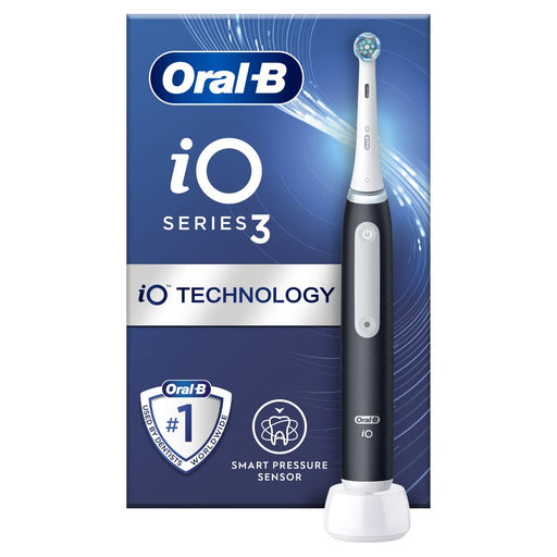 Oral-B iO3 Matt Black Ultimate Clean Toothbrush - Rotating at MyPerfumeShop by Oral-B