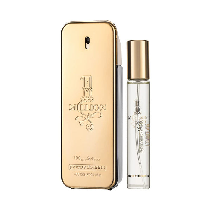 Paco Rabanne 1 Million 2 Piece Gift Set: Eau De Toilette 100ml - Eau De Toilette - Chalk at MyPerfumeShop by Paco Rabanne