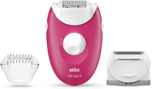 Braun Silk-épil 3 3-410 epilator with 3 extras incl. shaver head - Epilators & Accessories at MyPerfumeShop by Braun