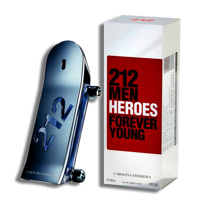 Carolina Herrera 212 Men Heroes Forever Young Eau De Toilette 90ml - Eau de Toilette at MyPerfumeShop by Carolina Herrera