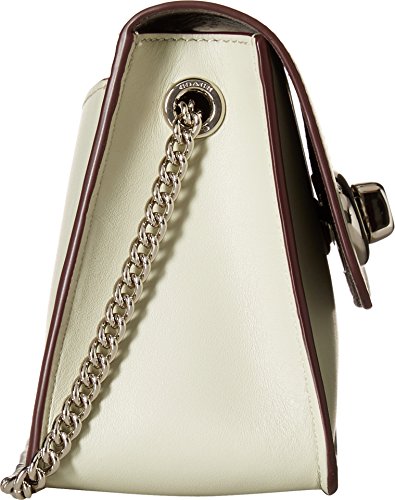 Coach Bowery Chalk Gold Chain Crossbody Leather Shoulder Purse - Cosmetics at MyPerfumeShop by Coach