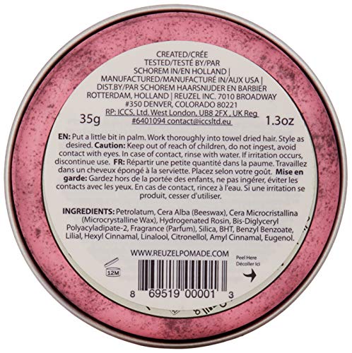 Reuzel Pink Heavy Hold Grease Pomade 35g - Haircare at MyPerfumeShop by Reuzel