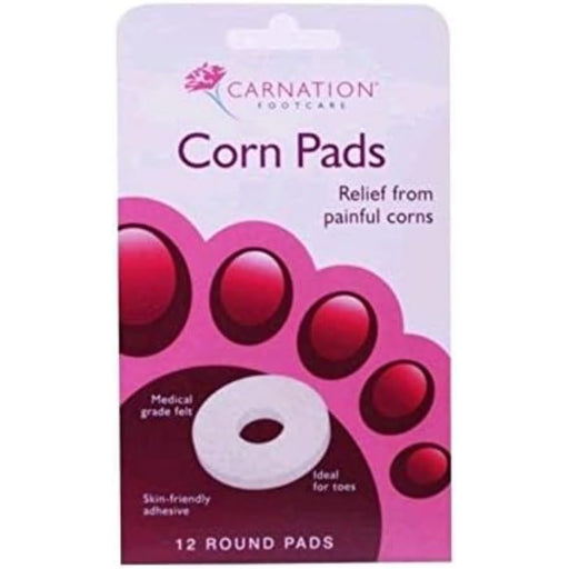 Carnation Corn & Bunion Care Foam-O-Felt Round Felt Corn Pads x 12 - Foot Care at MyPerfumeShop by Carnation