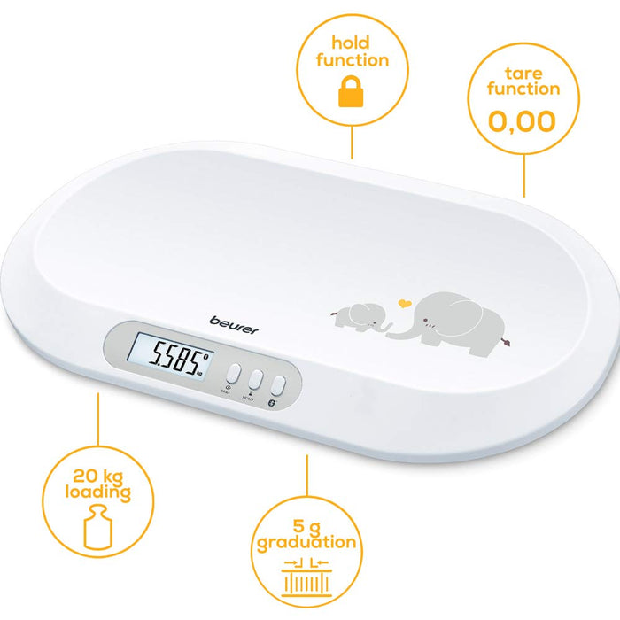 Beurer Connected baby scale (956.06) - Scales at MyPerfumeShop by Beurer