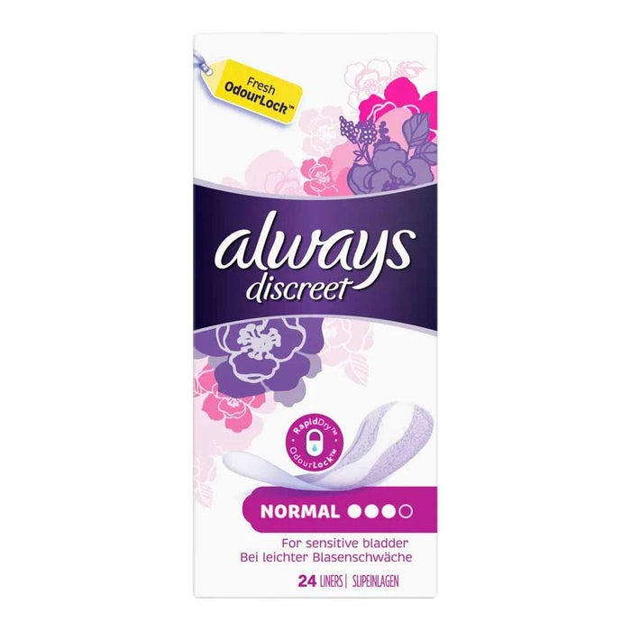 Always Discreet Liners x 24 - Incontinance Pads at MyPerfumeShop by Always