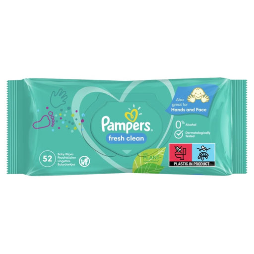 Pampers Fresh Clean Baby Wipes x 52 - Wipes at MyPerfumeShop by Pampers