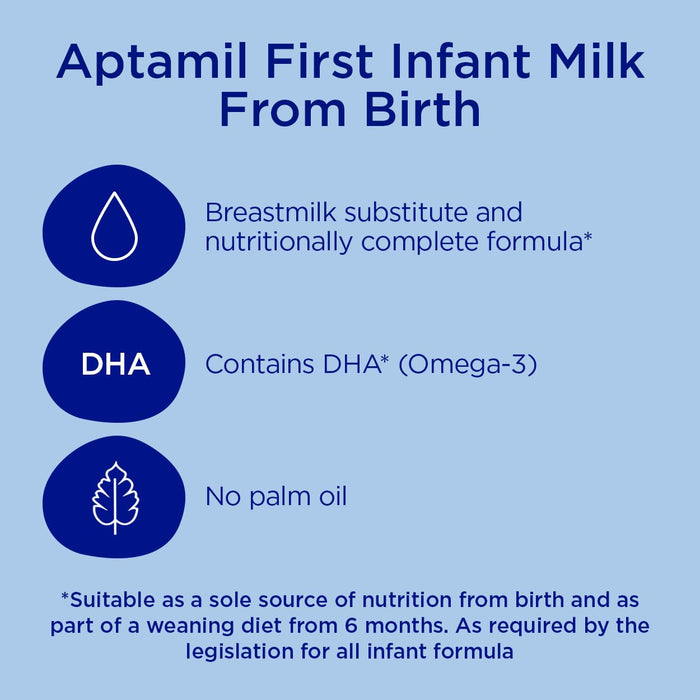 Aptamil Pre-Measured Tabs 1 From Birth First Infant Milk x 120 - Milk at MyPerfumeShop by Aptamil