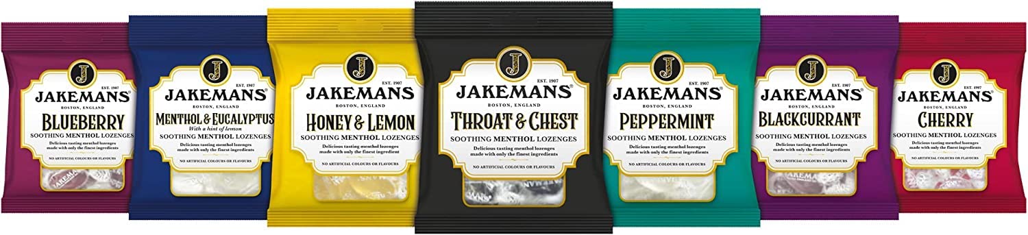 Jakemans Menthol & Eucalyptus Soothing Menthol Lozenges - 73g - Cough &Colds at MyPerfumeShop by Cauldon Ceramics