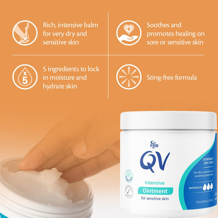 QV Intensive Ointment 450g - Pharmacy Healthcare Medicine at MyPerfumeShop by QV