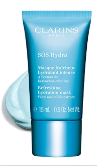 Clarins SOS Hydra Refreshing Hydration Mask 15ml - Masks & Peels at MyPerfumeShop by Clarins