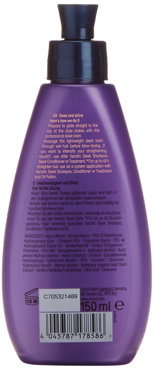 Clynol Keratin Sleek Hair Balm 150ml - Haircare at MyPerfumeShop by Clynol