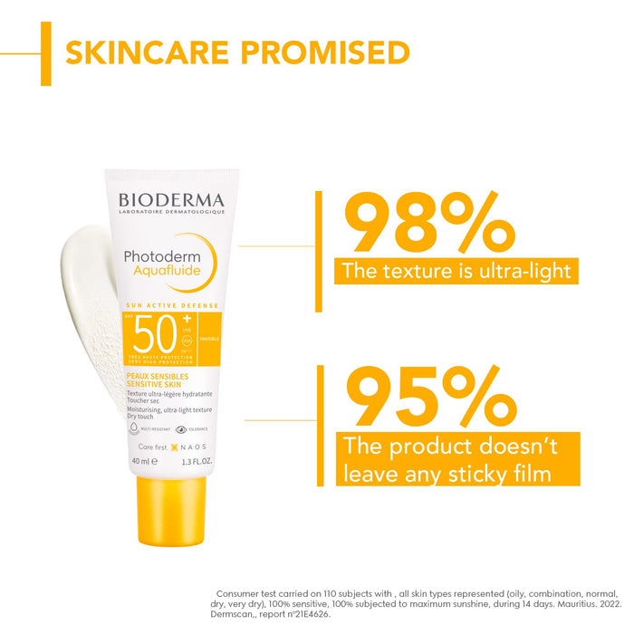 Bioderma Photoderm Aquafluide Sun Active Defense SPF50+ 40ml - Sensitive Skin - Beauty at MyPerfumeShop by Bioderma