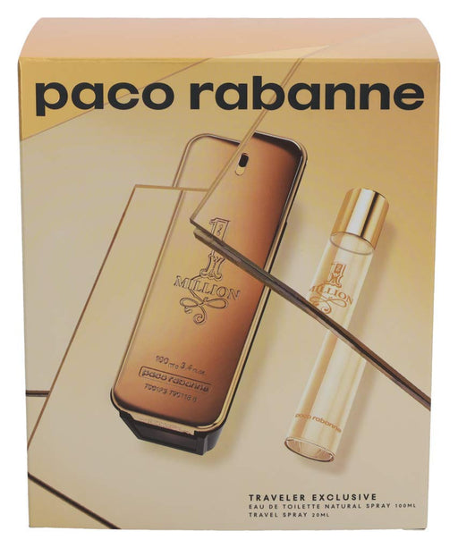 Paco Rabanne 1 Million Gift Set 100ml EDT + 20ml EDT - Fragrance at MyPerfumeShop by Paco Rabanne