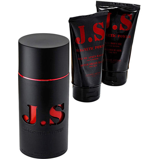 Jeanne Arthes Js Magnetic Power Gift Set 100ml EDT + 75ml Shower Gel + 75ml Aftershave Balm - Fragrance at MyPerfumeShop by Jeanne Arthes