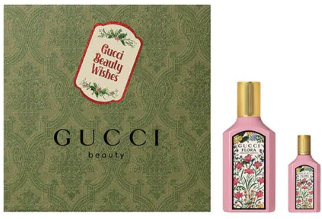 Gucci Flora Gorgeous Gardenia Eau de Parfum Gift Set 50ml EDP + 10ml EDP - Eau de Parfum at MyPerfumeShop by Gucci