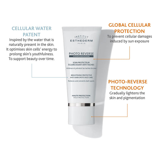 Institut Esthederm Photo Reverse Brightening Anti Dark Spot High Protection Face Cream 50ml - Sunscreens & Sunblocks at MyPerfumeShop by Institut Esthederm