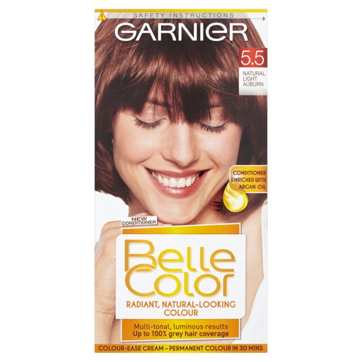 Belle Color Hair Colour Light Natural Auburn 5.5 - Colourants at MyPerfumeShop by Garnier