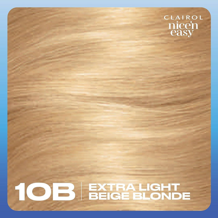 Nice & Easy Care Colour Extra Light Beige Blonde 10B - Colourants at MyPerfumeShop by Clairol