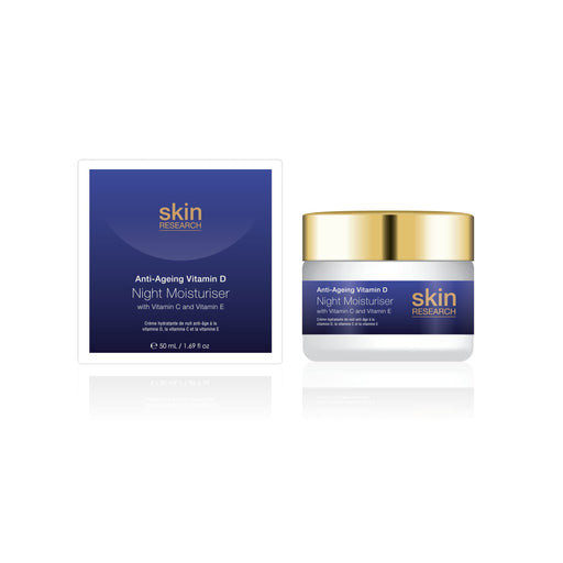 Skin Research Anti-Ageing Vitamin D Night Moisturiser 50ml - Night Moisturiser at MyPerfumeShop by Skin Research