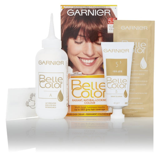 Belle Color Hair Colour Light Natural Auburn 5.5 - Colourants at MyPerfumeShop by Garnier