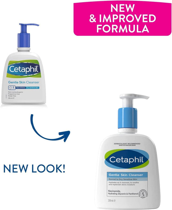 Cetaphil Gentle Skin Cleanser - 236ml - Hand & Body Lotion at MyPerfumeShop by Cetaphil