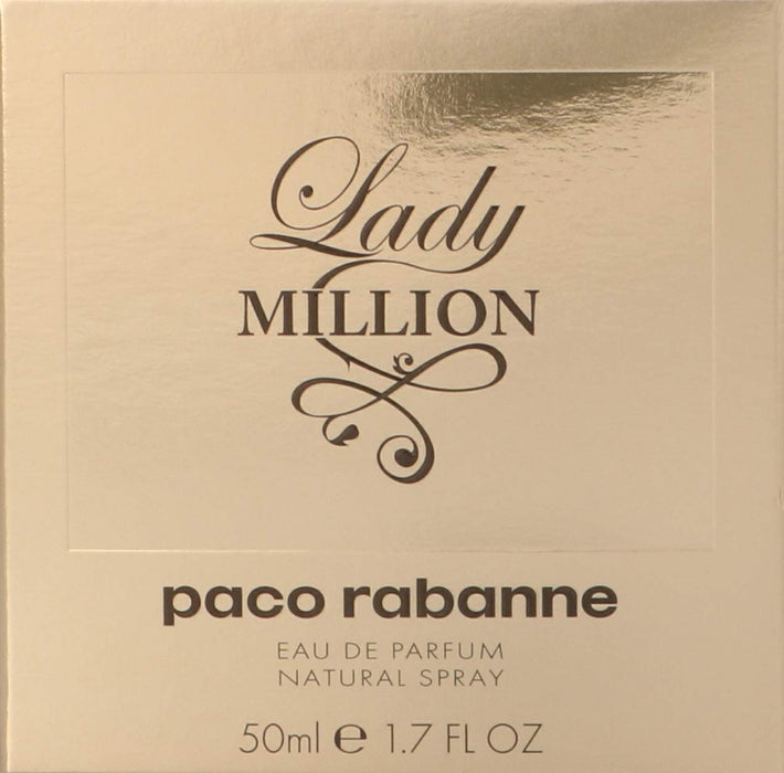 Paco Rabanne Lady Million Eau De Toilette 50ml - Eau De Toilette at MyPerfumeShop by Paco Rabanne