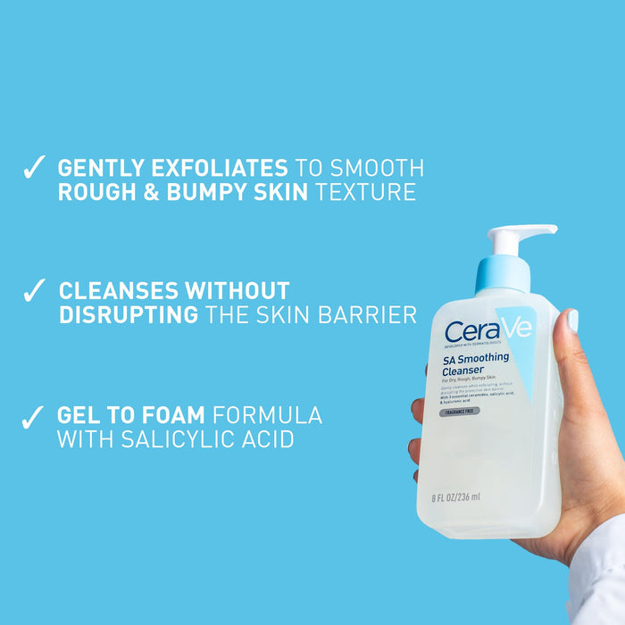 CeraVe SA Smoothing Cleanser - 236ml - Regime Skin Care at MyPerfumeShop by Cerave