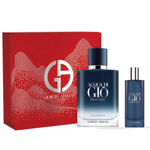 Giorgio Armani Acqua di Gio Profondo 100ml EDP + 15ml EDP Gift Set