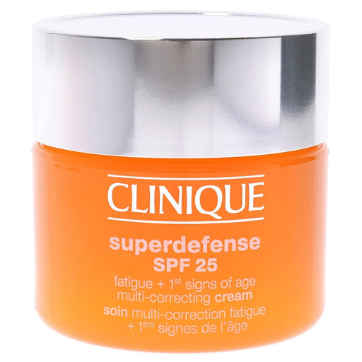 Clinique Superdefense Fatigue + 1st Signs Of Age Multi-Correcting Cream SPF25 50ml - Very Dry to Dry Combination Skin - Skincare at MyPerfumeShop by Clinique