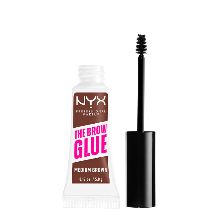 NYX The Grow Glue Instant Brow Styler Gel 5g - Medium Brown - Eyebrow Colours at MyPerfumeShop by NYX