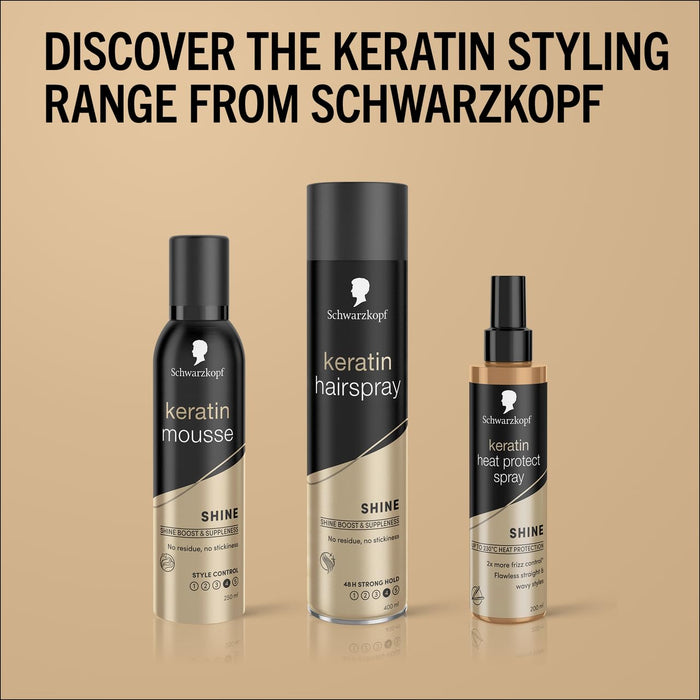 Schwarzkopf Styling Keratin Hair Mousse - 250ml - Styling at MyPerfumeShop by Schwarzkopf