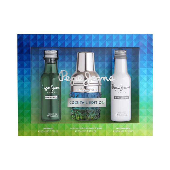 Pepe Jeans Him Cocktail 30Ml EDT+50Ml Sg+50Ml As - Gift Set at MyPerfumeShop by Pepe Jeans