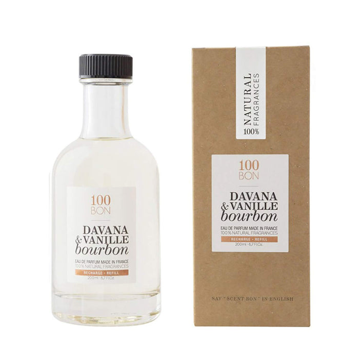 100BON Davana & Vanille Bourbon Eau de Parfum 200ml Refill - Fragrance at MyPerfumeShop by 100BON