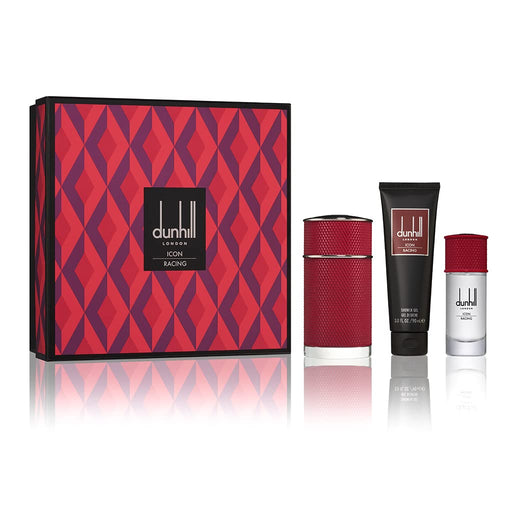 Dunhill Icon Racing Red Gift Set 100ml EDP + 30ml EDP + 90ml Shower Gel - Eau De Parfum at MyPerfumeShop by Dunhill