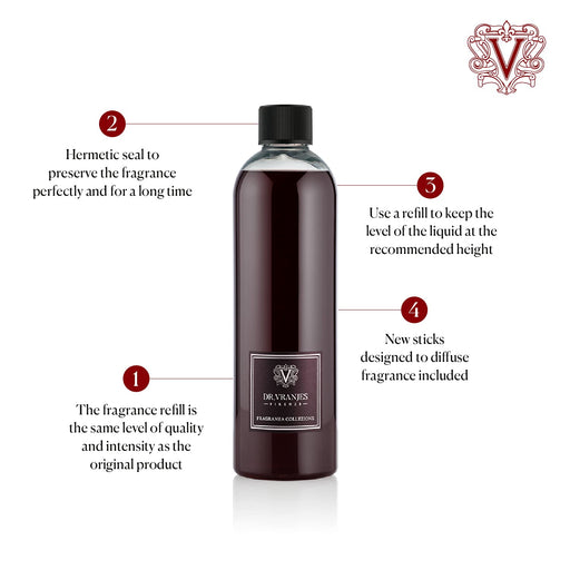 Dr. Vranjes Firenze Rosso Nobile Refill Diffuser 500ml - Diffuser at MyPerfumeShop by Dr. Vranjes Firenze