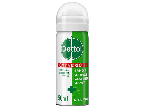 Dettol On the Go Hand & Surface Sanitiser Spray Aloe Vera - 50ml - Handwash/Soap at MyPerfumeShop by Dettol