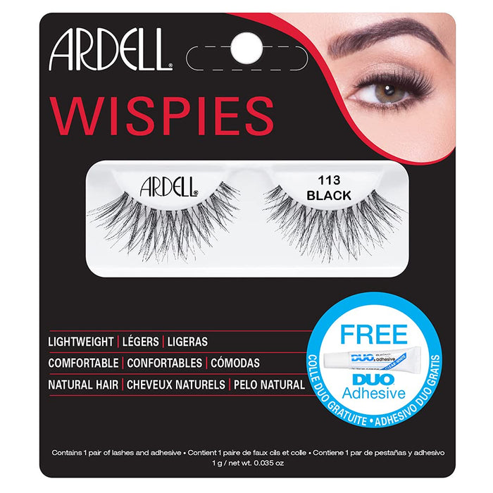 Ardell Wispies False Eyelashes - 113 Black - Cosmetics at MyPerfumeShop by Ardell