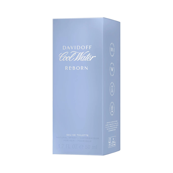 Davidoff Cool Water Reborn for Her Eau de Toilette 50ml Spray - Fragrance at MyPerfumeShop by Davidoff