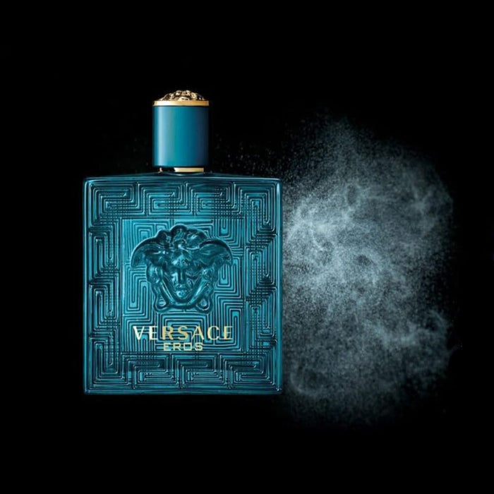 Versace Eros 3 Piece Gift Set: Eau de Toilette 50ml - Shower Gel 50ml - Aftershave Balm 50ml - Gift Set at MyPerfumeShop by Versace