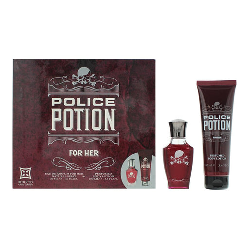 Police Potion For Her  Piece Gift Set: Eau De Parfum 30ml - Body Lotion 100ml - Eau de Perfume at MyPerfumeShop by Police