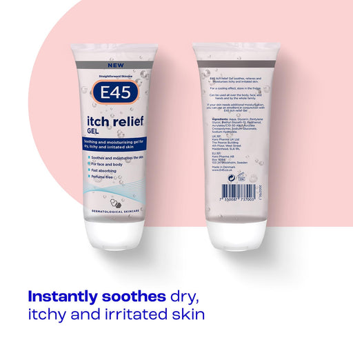 E45 Itch Relief Gel - 100ml - Creams & Lotions at MyPerfumeShop by E45