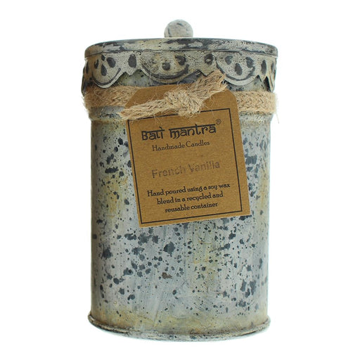 Bali Mantra Victorian Tin White French Vanilla Candle 500g - Candle at MyPerfumeShop by Bali Mantra