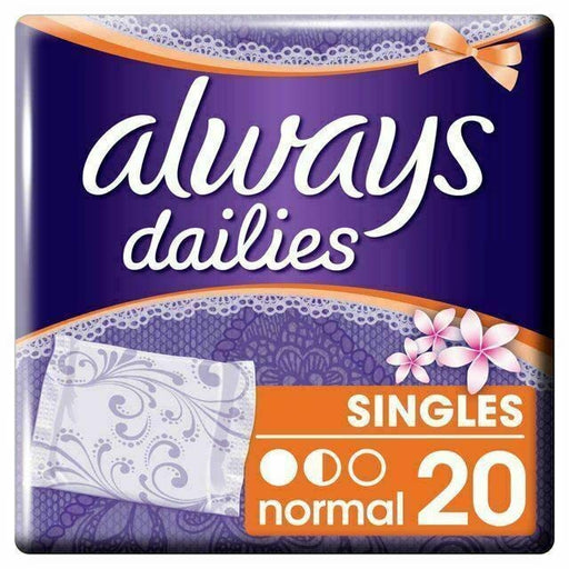 Always Dailies Folded And Wrapped Normal Fresh x 20 - Sanitary Towels at MyPerfumeShop by Always