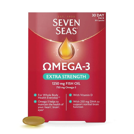 Seven Seas Omega-3 Extra Strength With Vitamin D 30 Capsules - Joint Care at MyPerfumeShop by Seven Seas