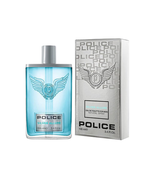 Police Silver Allure Man Eau de Toilette 100ml Spray - Eau de Toilette at MyPerfumeShop by Police