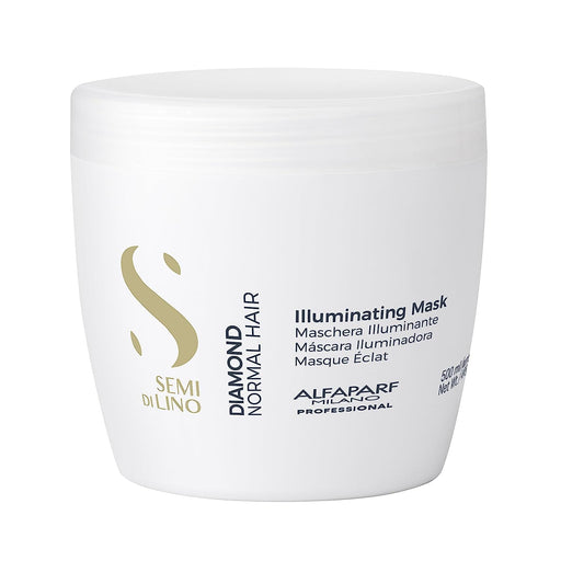 Alfaparf Semi Di Lino Diamond Normal Hair Illuminating Mask 500ml - Styling Products at MyPerfumeShop by Alfaparf Milano