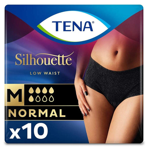 Tena Silhouette Normal Noir Incontinence Pants Medium x 10 - Incontinance Pants at MyPerfumeShop by Tena