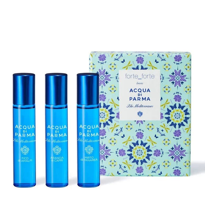 Acqua di Parma Blu Mediterraneo Discovery Set 12ml Arancia di Capri EDT + 12ml Fico di Amalfi EDT + 12ml Mirto di Panarea EDT - Eau de Toilette at MyPerfumeShop by Acqua di Parma