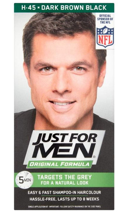 Just For Men Hair Colorant Dark Brown/Black H45+ - Hair Styling at MyPerfumeShop by Just For Men