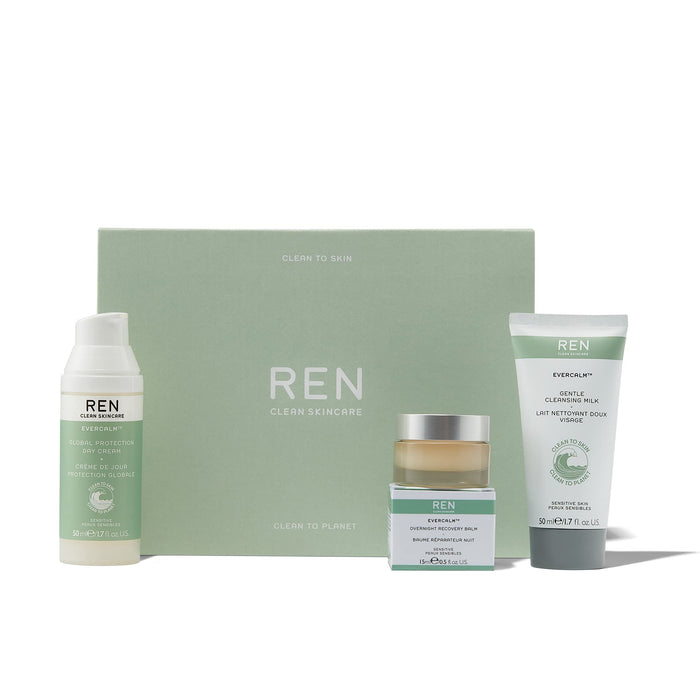 Ren Skin Zen Trio Cleanse Milk,Day Cream,O/N Balm - Sets & Kits at MyPerfumeShop by REN Clean Skincare